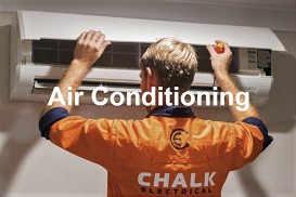air conditioner electrician ipswich qld - chalk electrical
